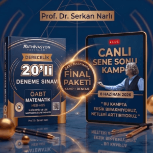 ÖABT Matematik Sene Sonu Kampı + 20'li  Deneme Sınavı (2026)